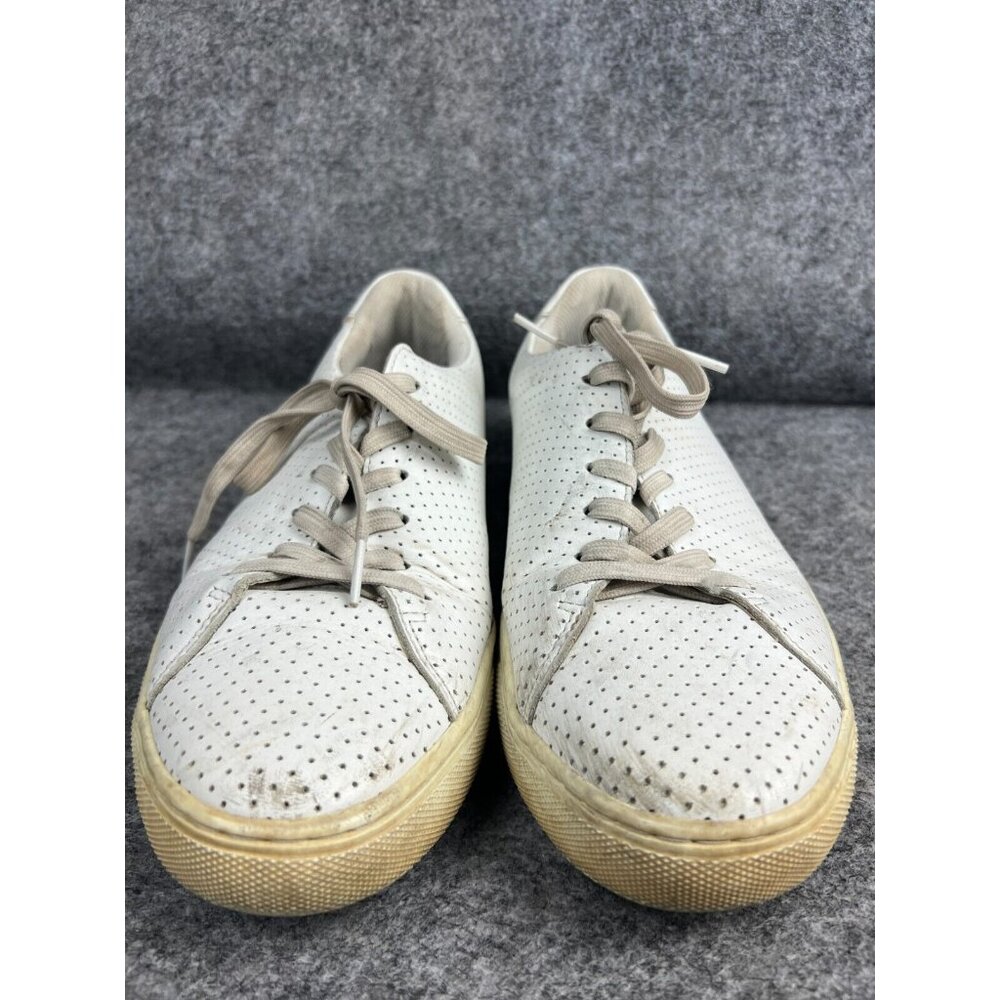 G/Fore Durf Golf Shoes Women's 11 White Perforated Leather Low Top Casual G4 - Picture 3 of 6